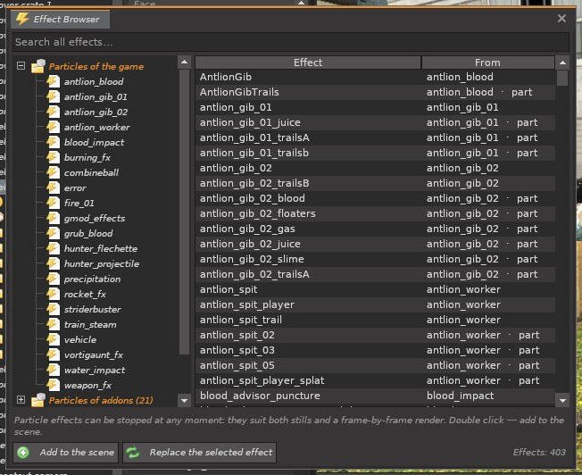 Effect Browser