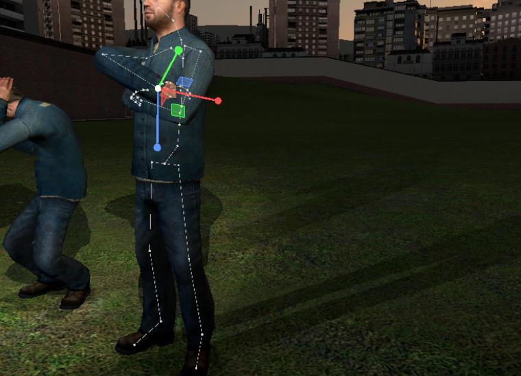 IK on a model without physics