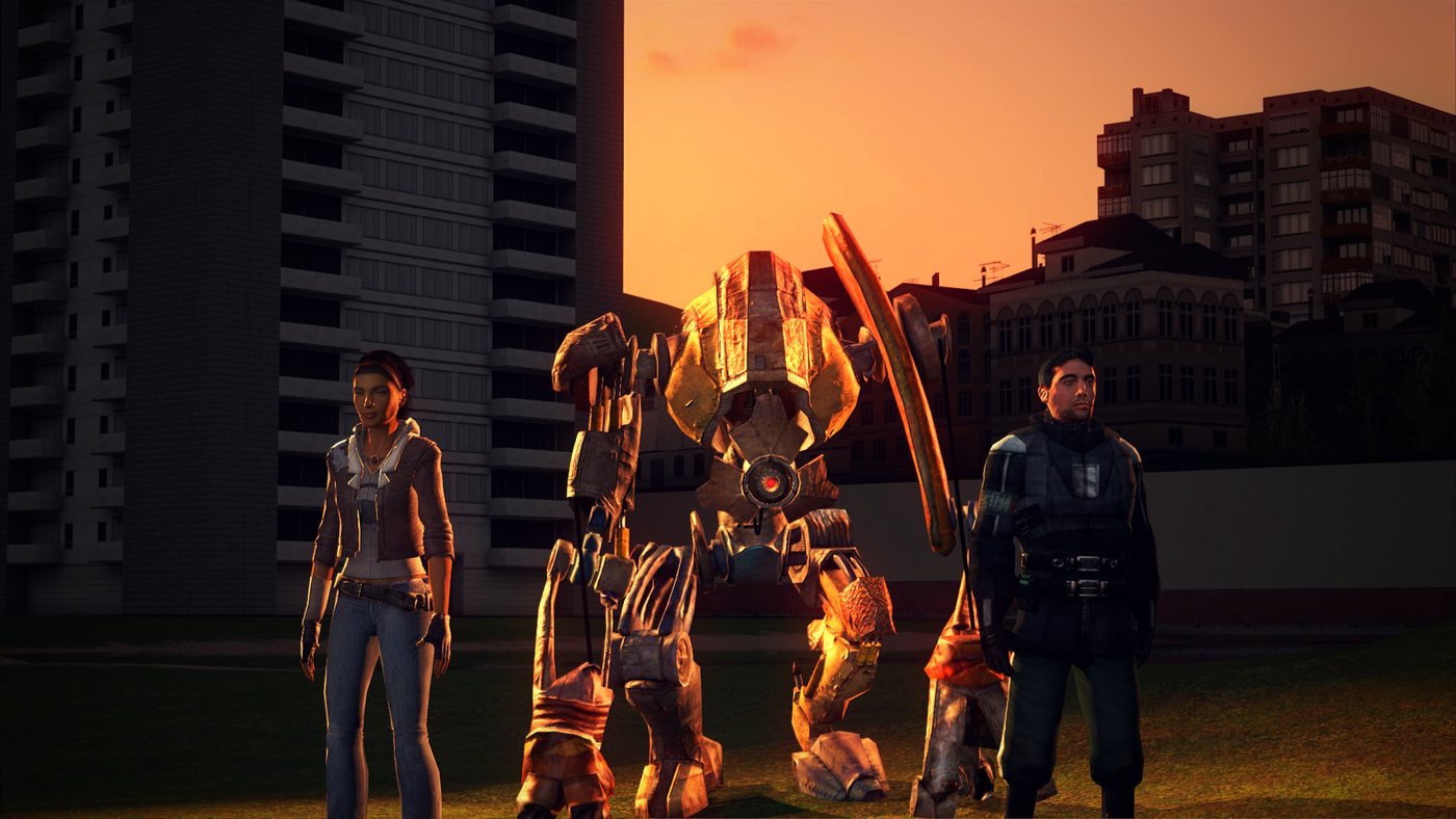 Poster: sunset on gm_construct